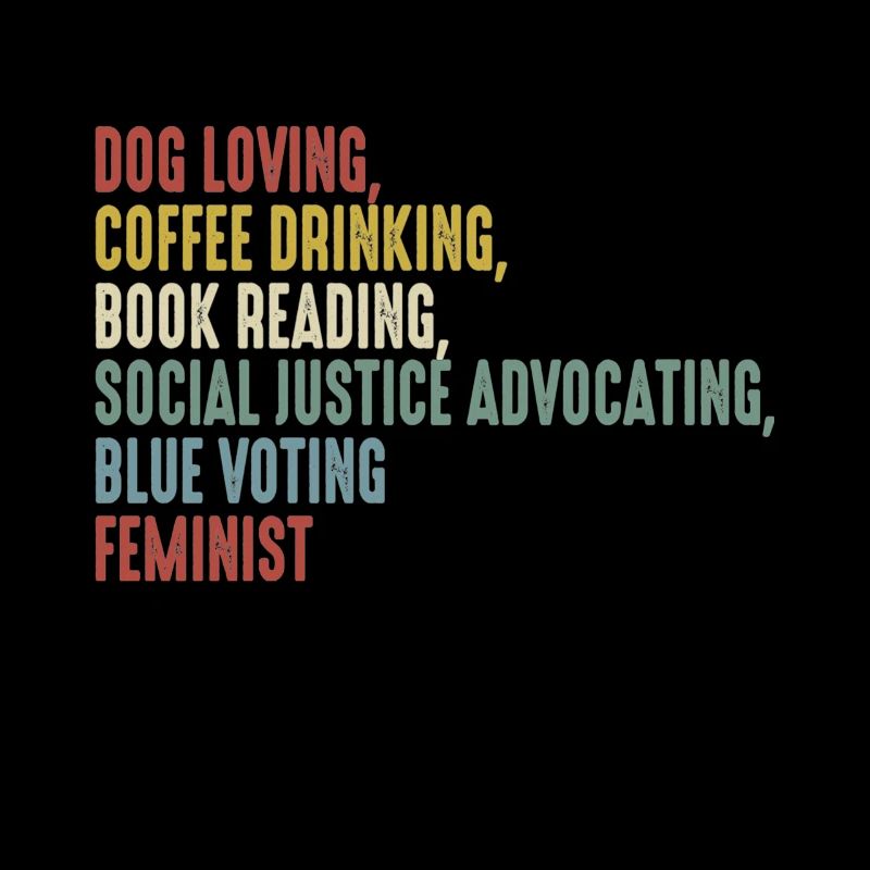 Dog Loving Coffee Drinking Book Reading