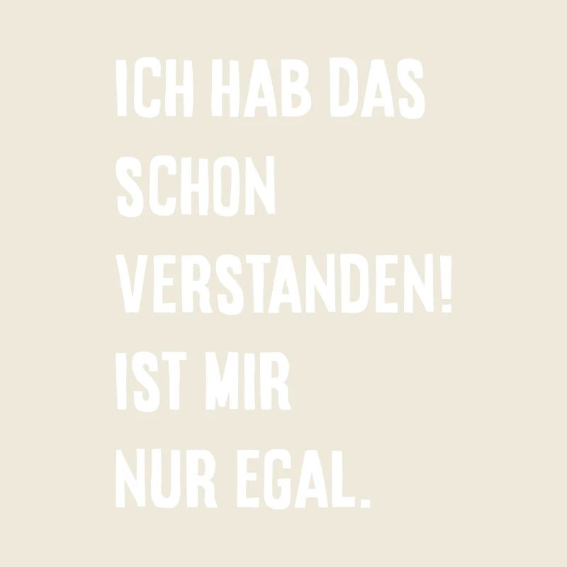 I already understood that! I just don't care.