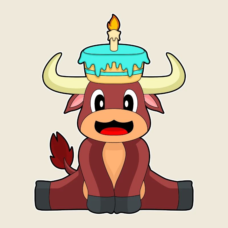 Taurus Birthday Cake