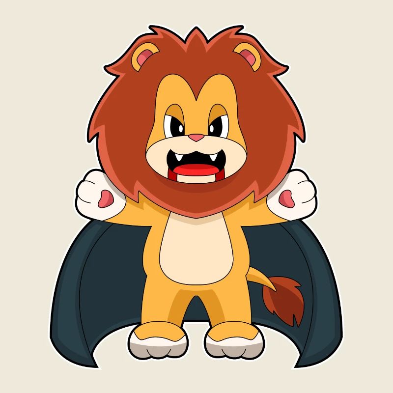 Lion Halloween Vampire