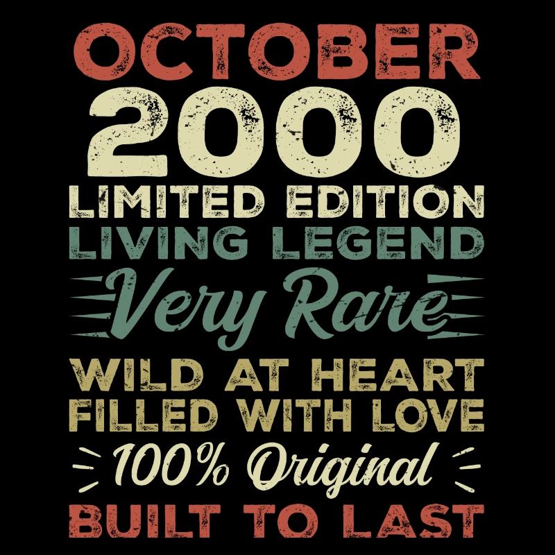 2000 Oktober 2000 Geburtstag Oktober 2000 Original