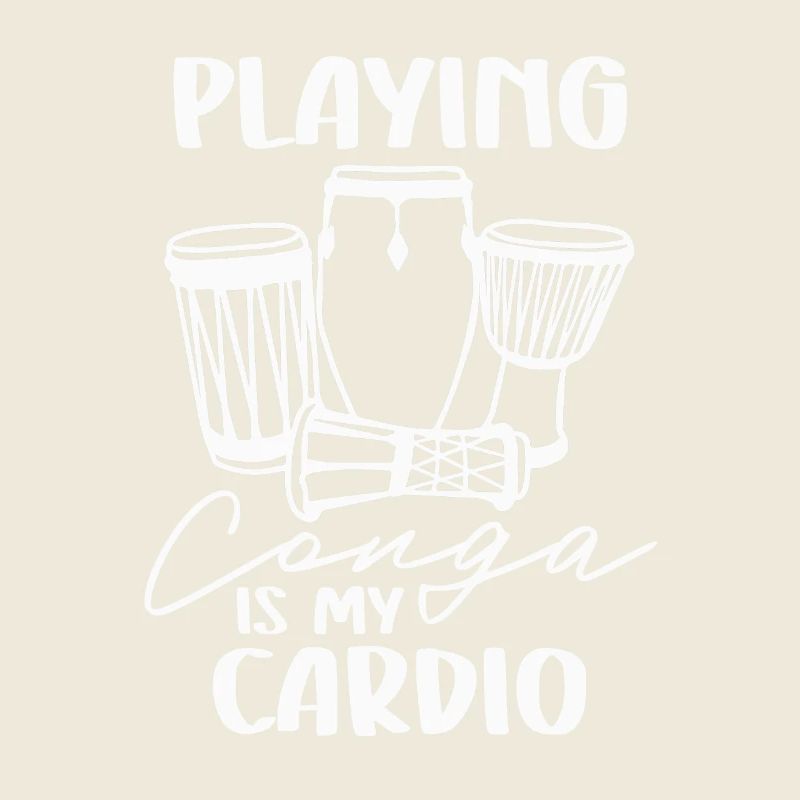 Jouer à la conga est mon cardio - Sunset et