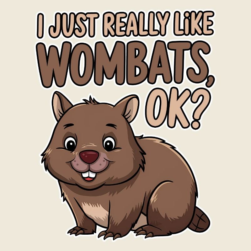Wombat Spruch Australien Lustiges Wombats Geschenk