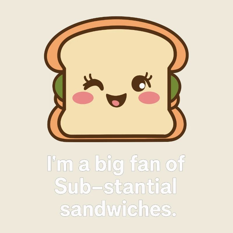 Sub Daily Sandwich Funny Toast Bread Gift