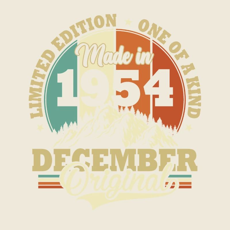 Anniversary December 1954 Birthday Gift