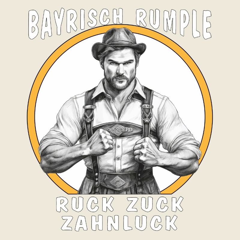 MAN BAVARIAN RUMBLE IN NO TIME AT ALL TOOTH GAP
