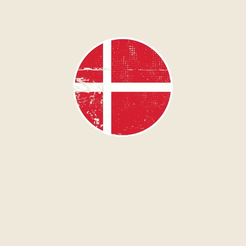 Danemark Drapeau danois vintage Proud Dane