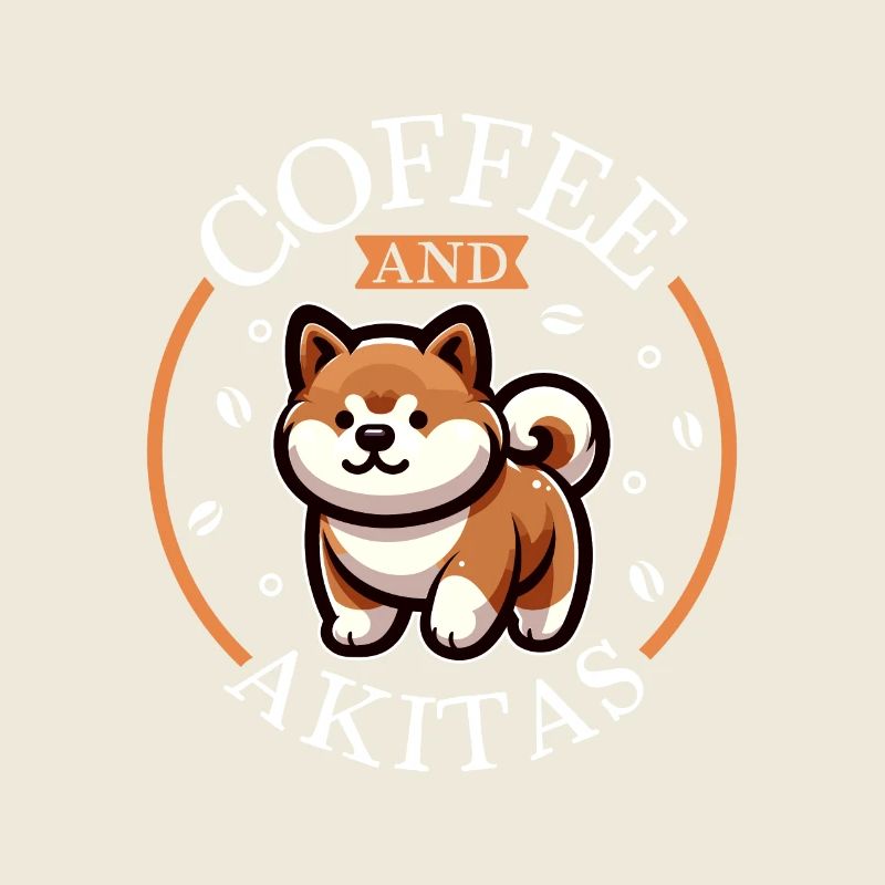 Kaffee und Akita