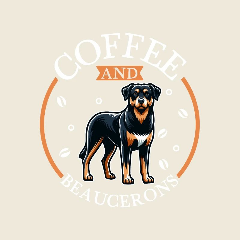 Coffee and Beauceron