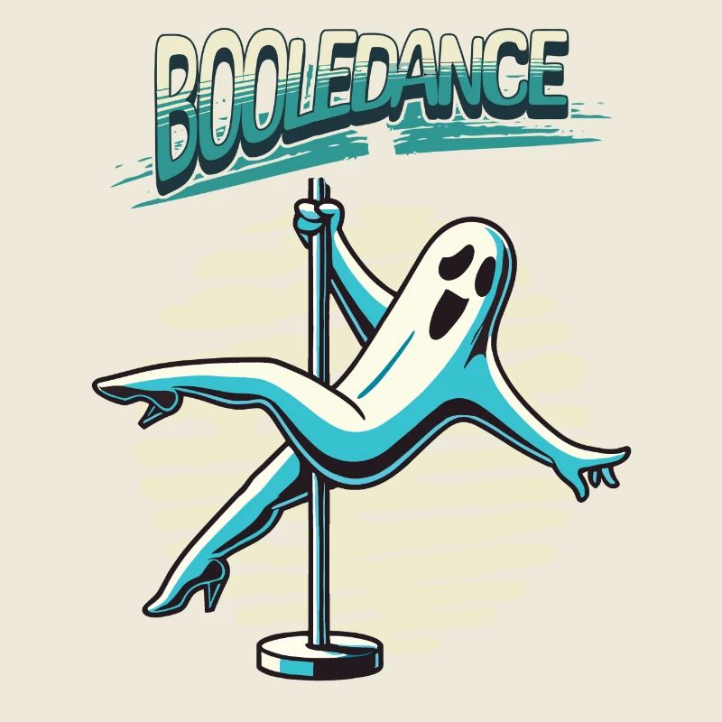 Danse booléenne drôle disant Pole Dance Ghost