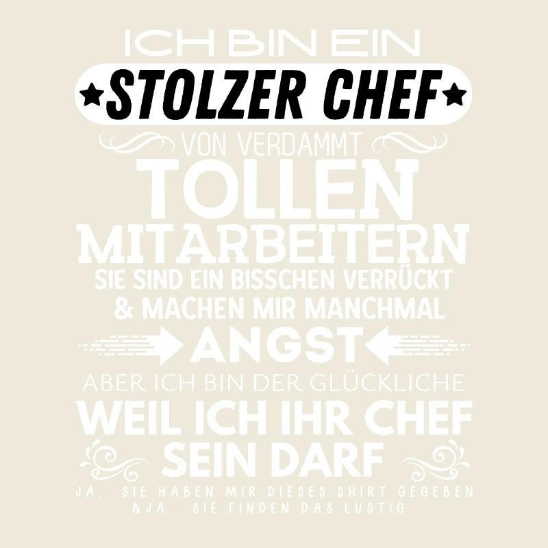 Stolzer Chef Von Verdammt Tollen Mitarbeitern