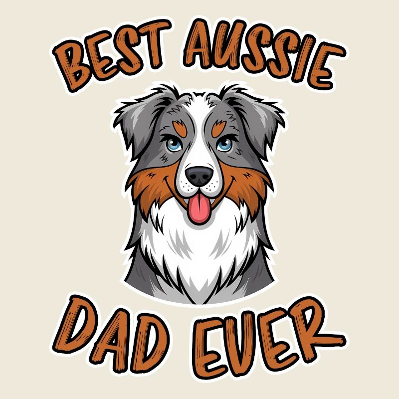 Australian Shepherd Papa Lustiges Aussie Geschenk