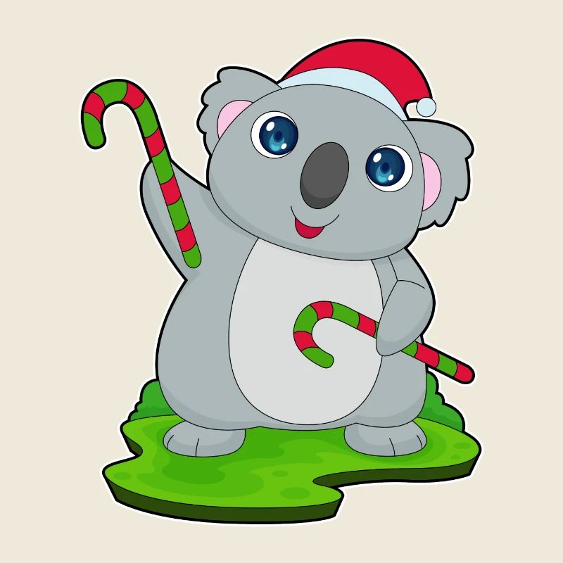 Canne de Noël Koala