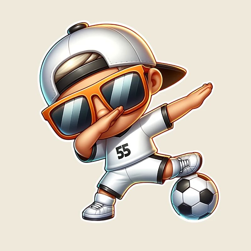 Soccer Cool Soccer Player Dabbing