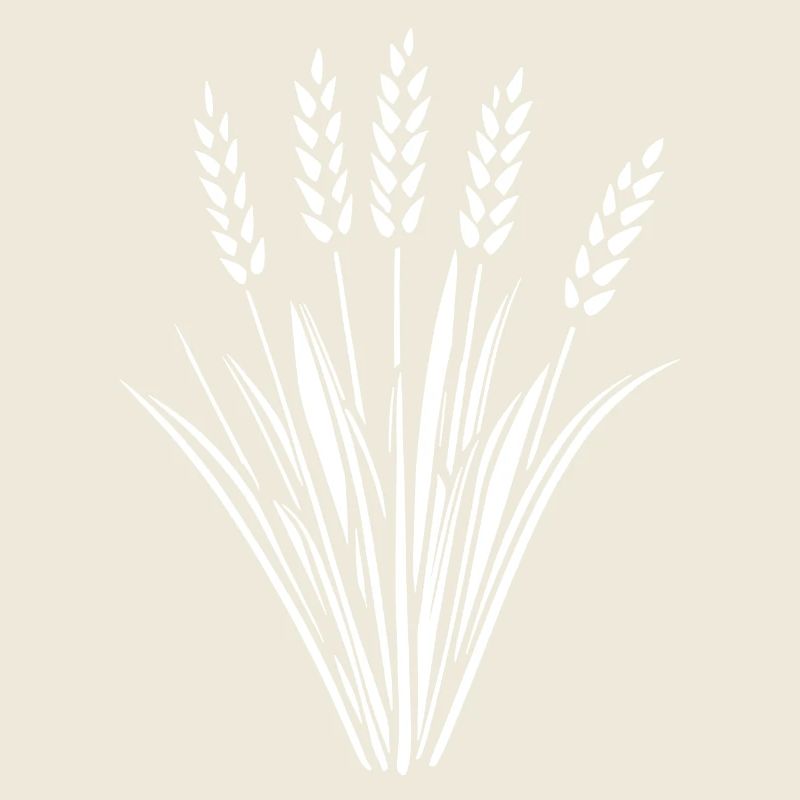 5 Ähren Getreide Weizen