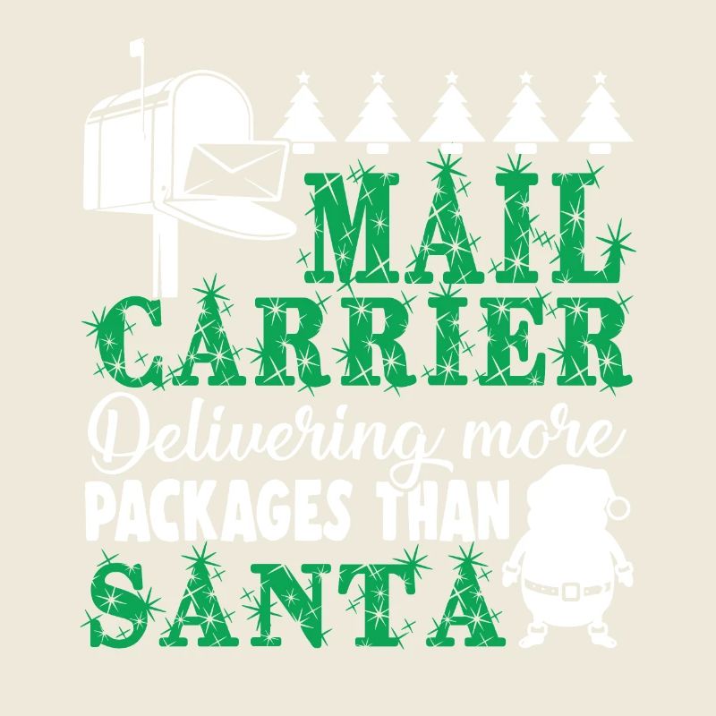 Christmas Mail Carrier Delivering More Packages