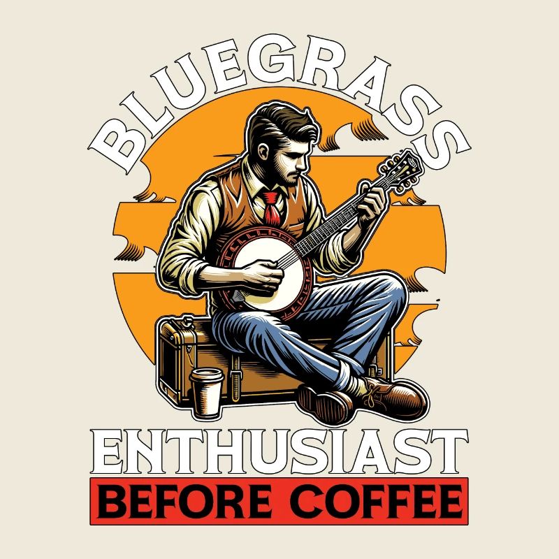 Bluegrass Enthusiast Before Musician Coffee Lover