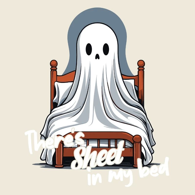 Drap d’Halloween au lit drôle de dicton