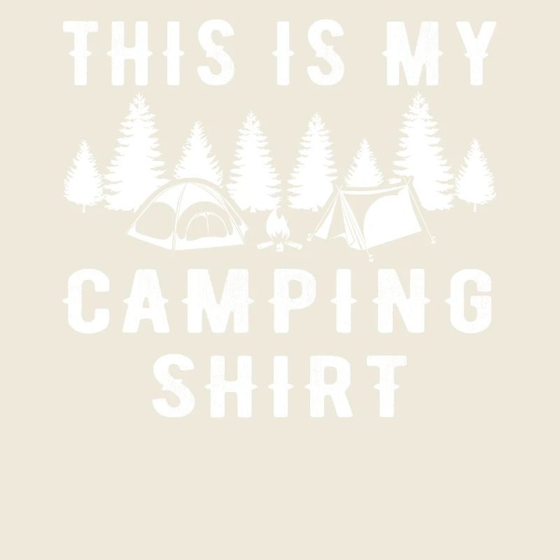 Camper With Drinking Bonfire Camping