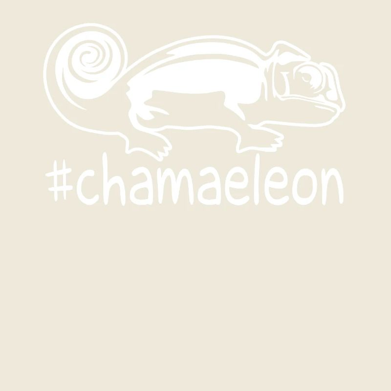 Funny Chamaeleon Hashtag