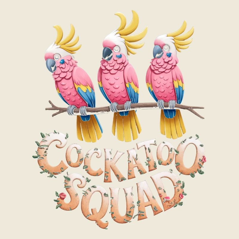 Cockatoo Squad Perfekte Papageien Fans