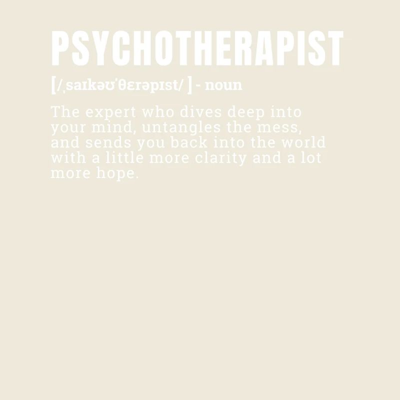 Funny Psychotherapist Definition Occupation