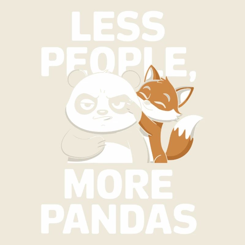 Moins de gens, plus de pandas
