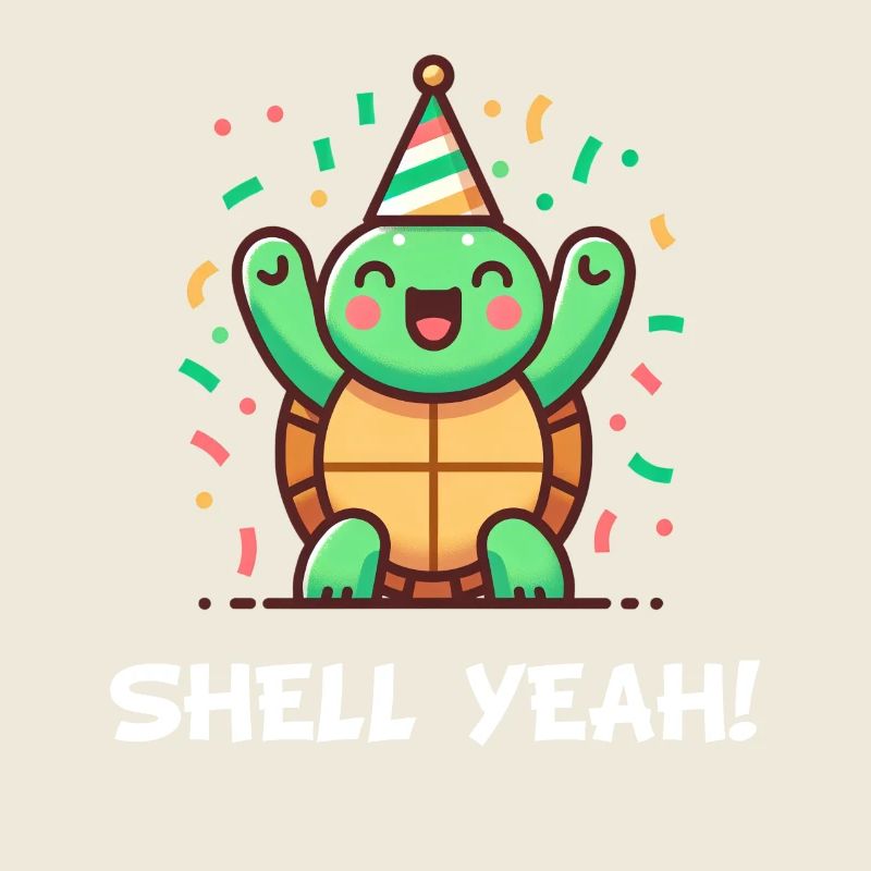 Shell Yeah! Celebration Turtle