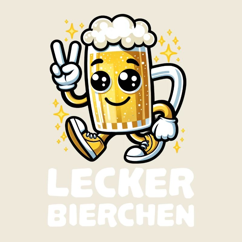 Lecker Bierchen Cartoon