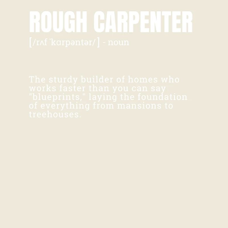 charpentier brut, cadeau de constructeur, humour de construction,