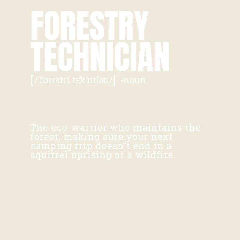 Technicien forestier Éco-guerrier Gardien de la forêt