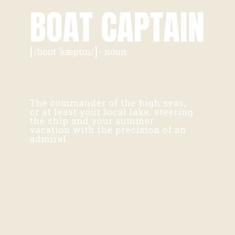Définition de capitaine de bateau Commandant de haute mer