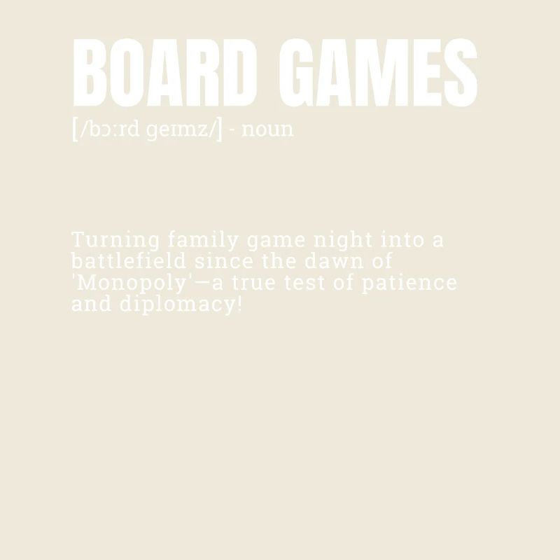 Impression unique de jeux de société pour les loisirs d’intérieur définis