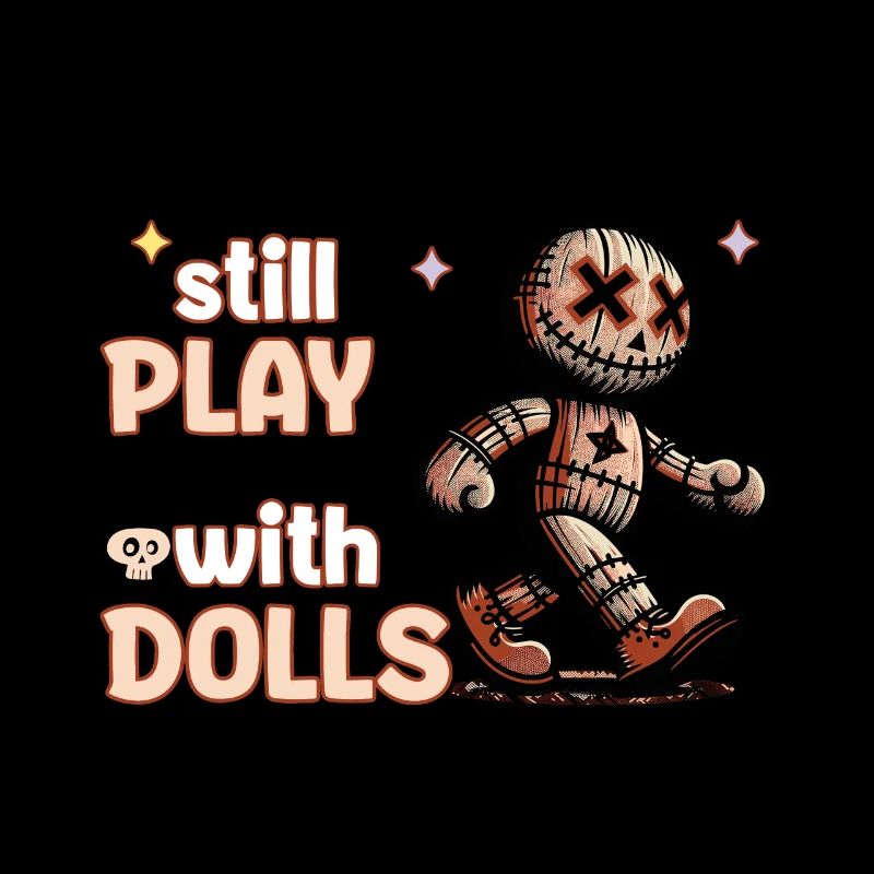 Voodoo Doll Creepy Party Design