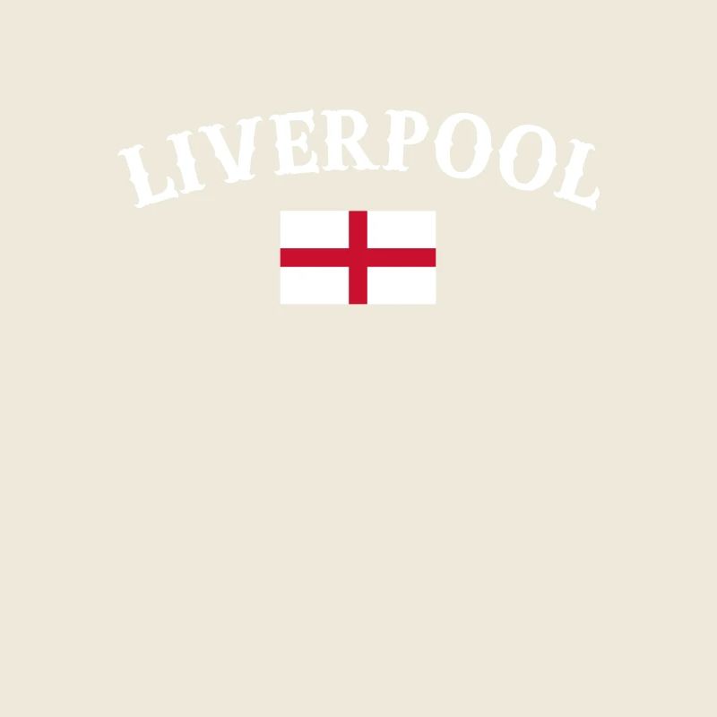 Liverpool Angleterre Anglais Drapeau Anglais