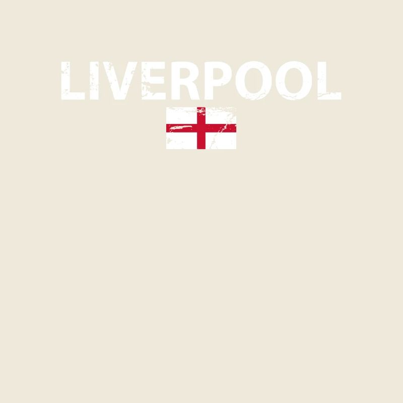 Liverpool Angleterre Drapeau anglais vintage