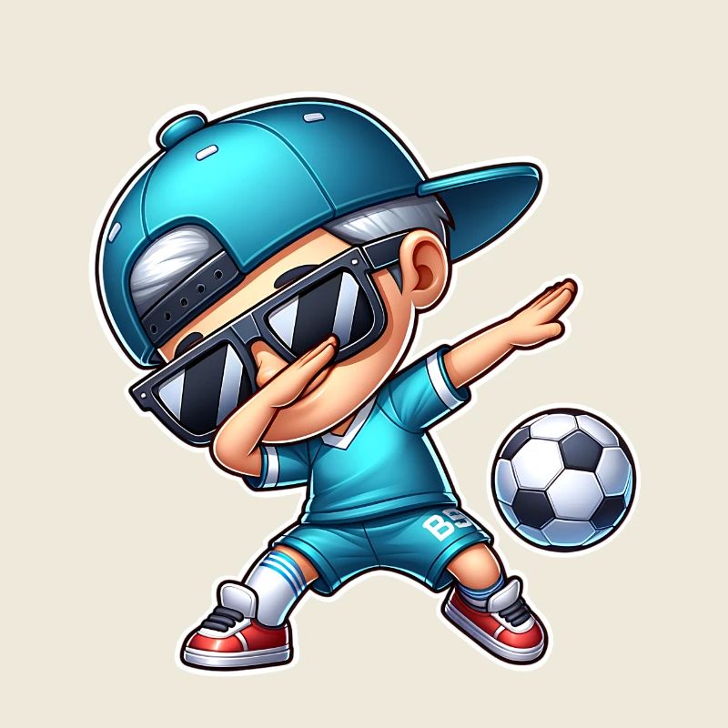Soccer Cool Soccer Player Dabbing