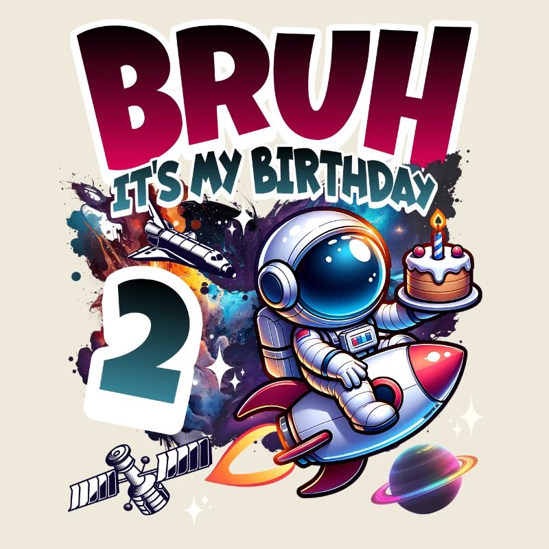 Astronaute 2e anniversaire Espace