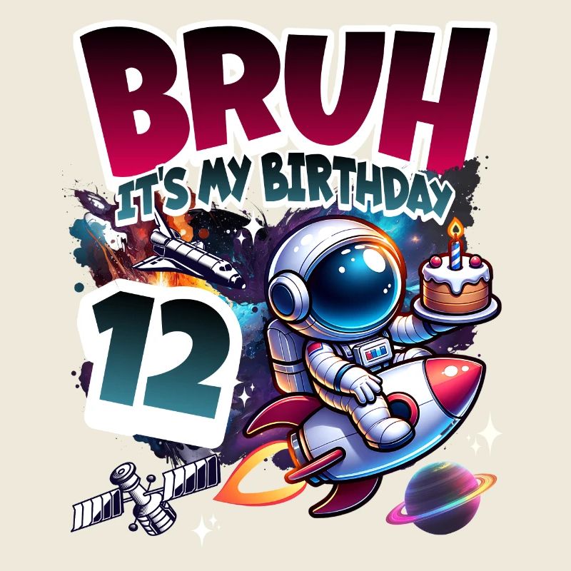 Astronaute 12e anniversaire Espace