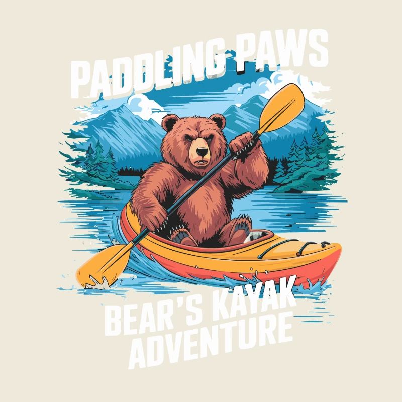 Paddling Paws Bear's Kayak Adventure