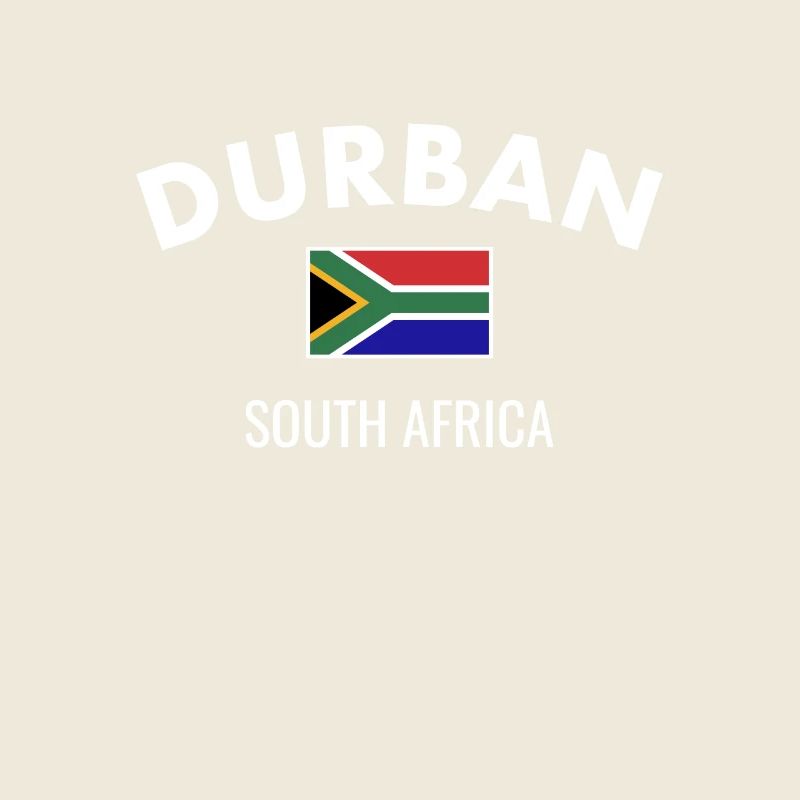 Durban Afrique du Sud Drapeau sud-africain