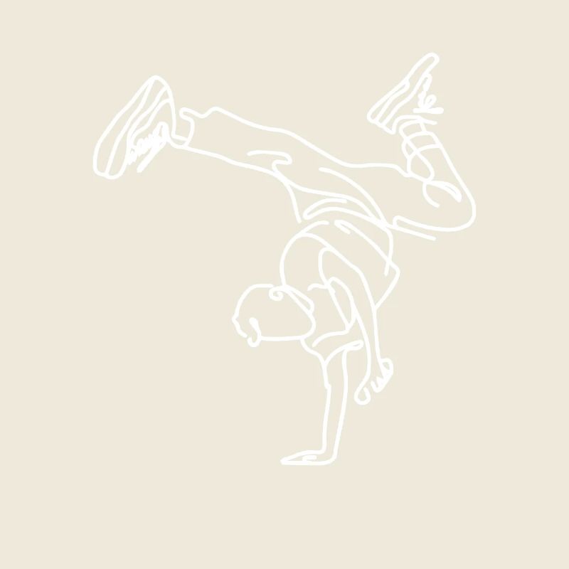 Breakdance garçon dessin
