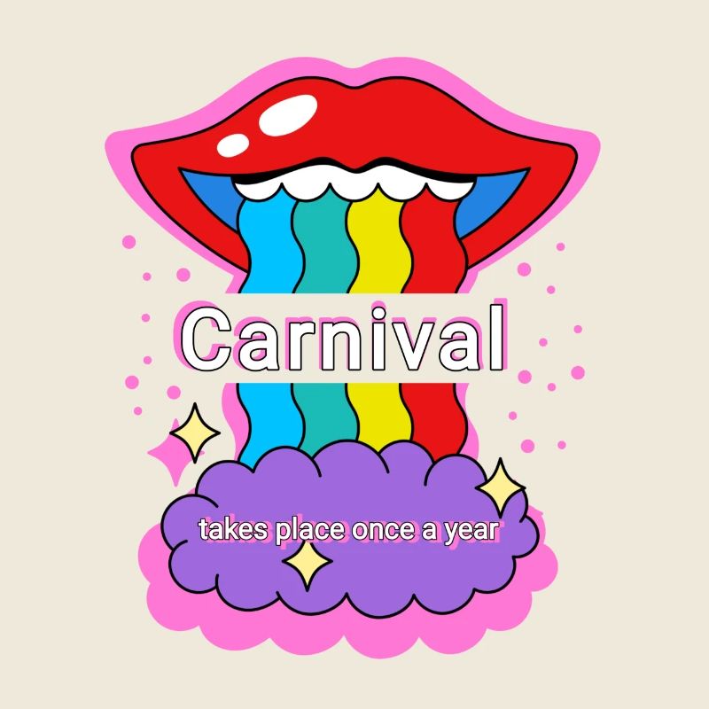 Carnival Regenbogen Farben