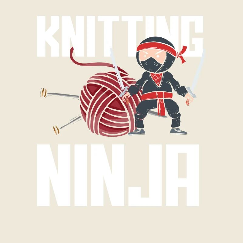 Strick Ninja Kampfkunst Für Strickfans