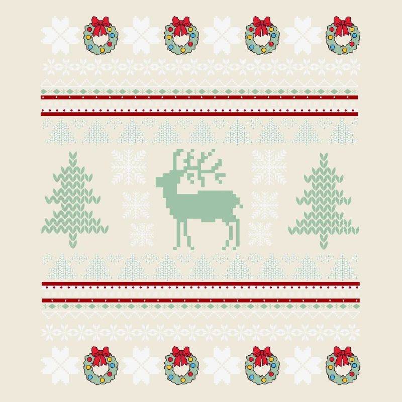 Retro Weihnachtsmuster