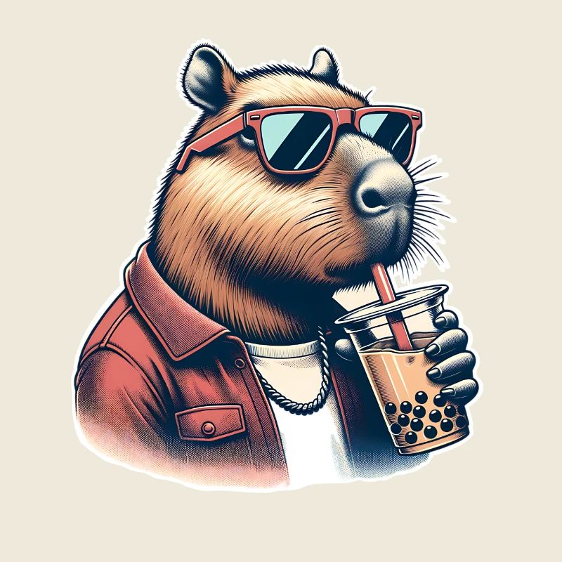 Capybara Bubble Tea