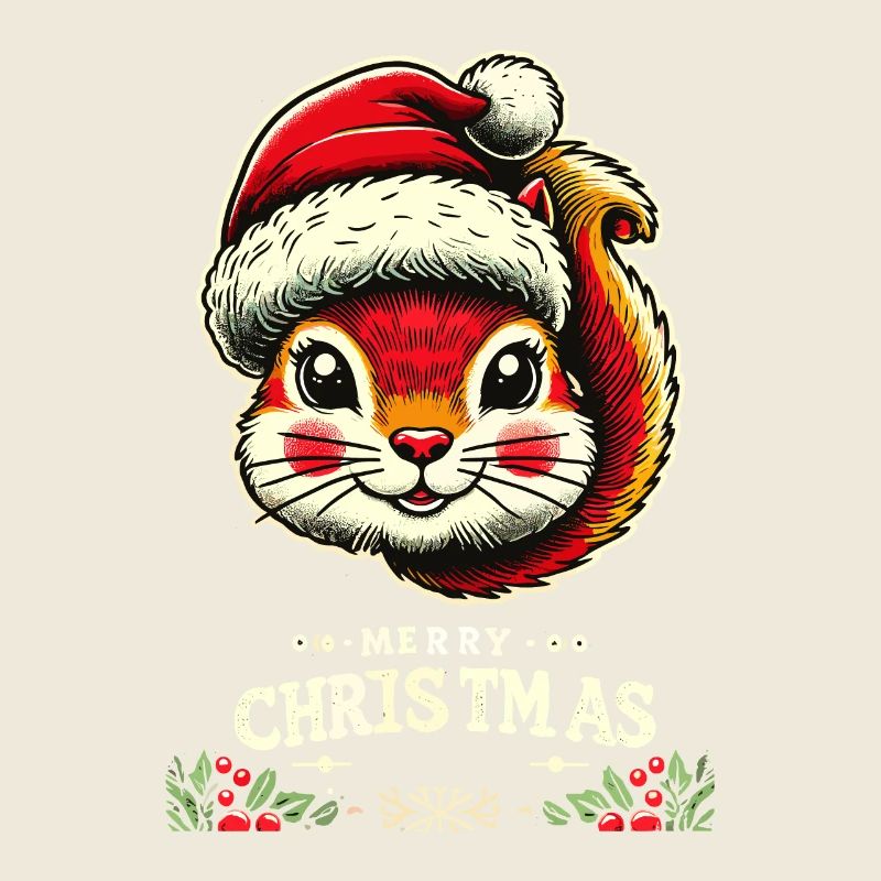 Joyeux Noël Casse-Noisette Écureuil