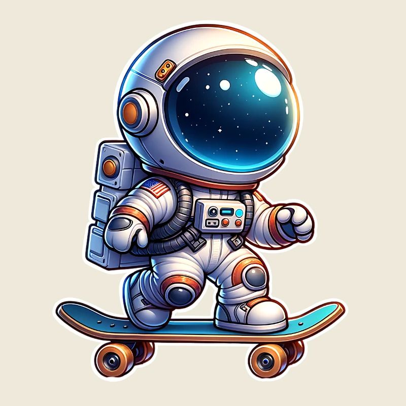 Astronaut Skateboard Skate