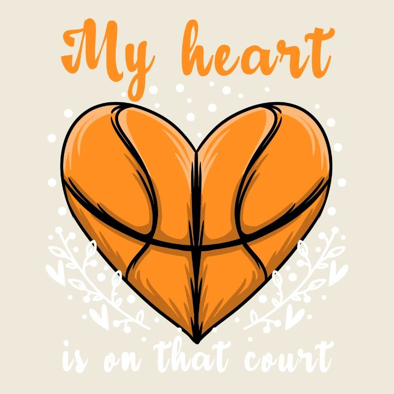 Mon cœur est sur ce terrain de basket