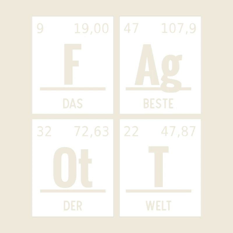 Fagott Das Beste Der Welt chemische Elemente